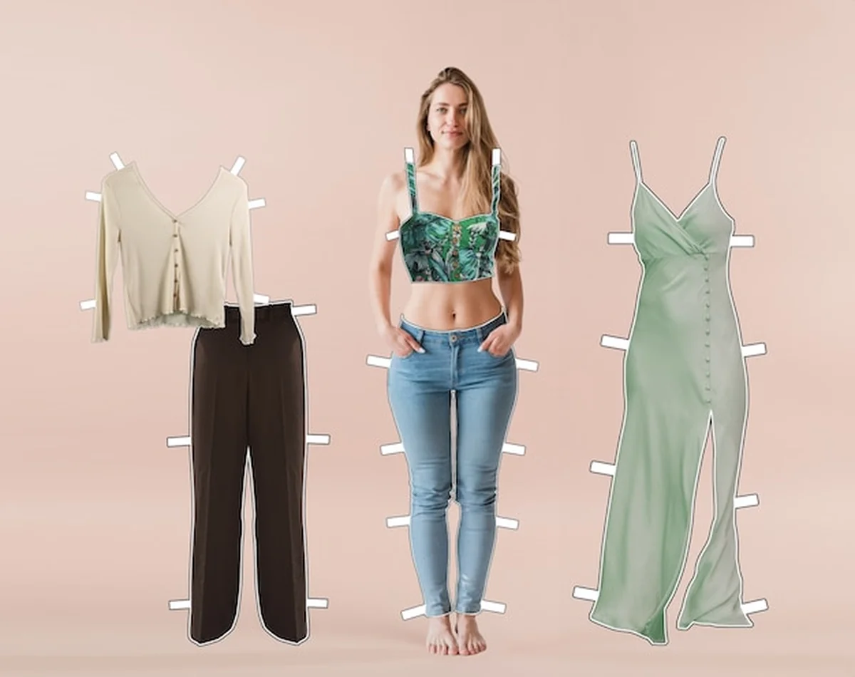 Kobieta w eleganckim ubraniu na pełnej skali formalności